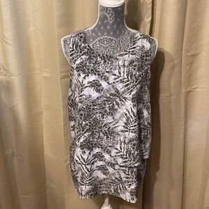 Diane Gilman Shades of Gray Easy Top, Medium